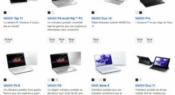 Une nouvelle gamme d’ordinateurs portables et notebooks