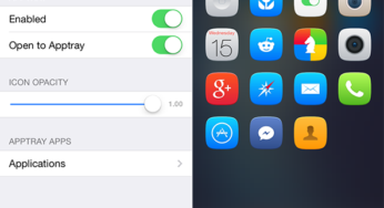 Cydia : AppTray, accéder à ses applications depuis le centre de notifications