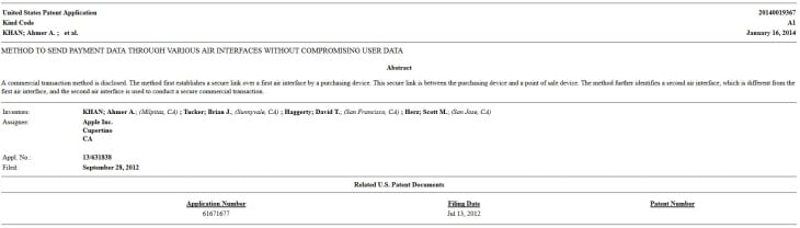 Apple : un brevet de porte-monnaie électronique sécurisé avec iBeacon
