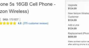 iPhone 5S : vendu 125 $ par Best Buy jusqu’au 4 janvier