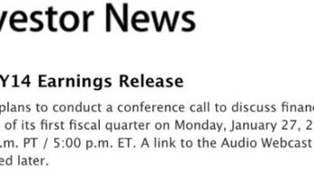 Apple : résultats financiers du Q1 2014 publiés le 27 janvier
