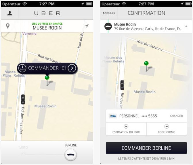 Code Promo Uber : 10€ offerts sur votre 1ère course