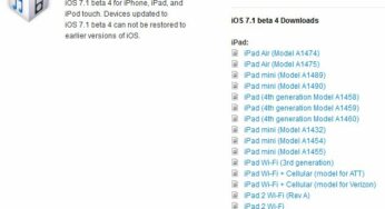 iOS 7.1 bêta 4 est disponible