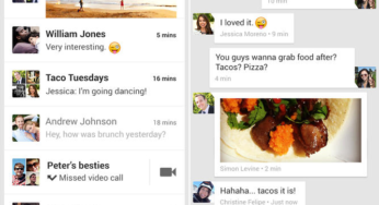 Google Hangouts : optimisations iOS 7, iPad et animations