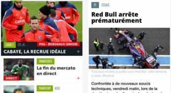 L’équipe.fr : l’application se met à jour pour iOS 7