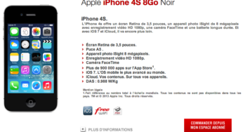 Free Mobile : location de l’iPhone 4S disponible