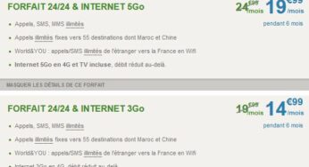 B&You : promotion sur les forfaits 4G à 14,99€ et 19,99€/mois
