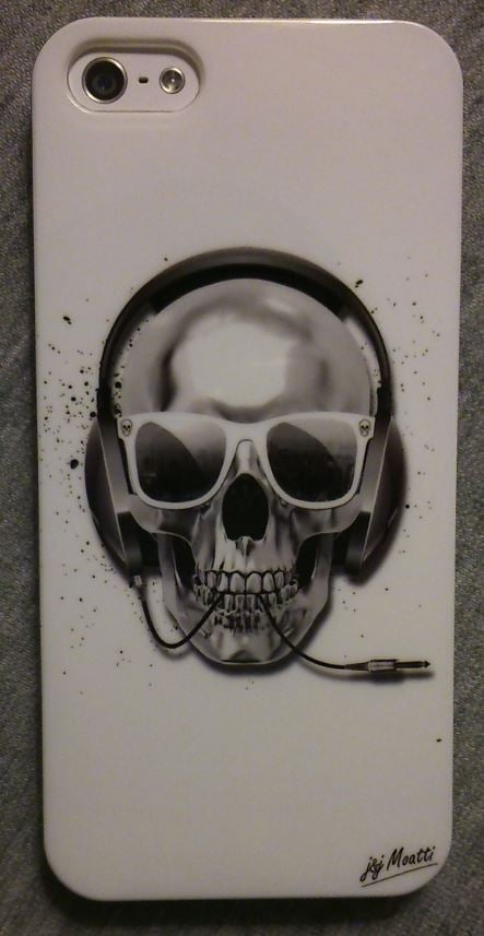 Test : Coque iPhone 5/5S Skull DJ par J&J Moatti