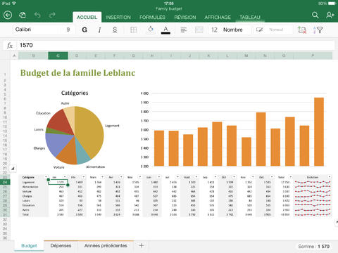 iPad : Microsoft Office (PowerPoint, Word & Excel) disponible