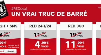 SFR : promotion sur tous les forfaits Red (#REDdeal)