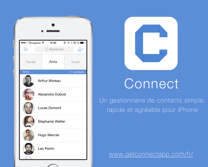 Connect : la gestion des contacts iPhone repensée