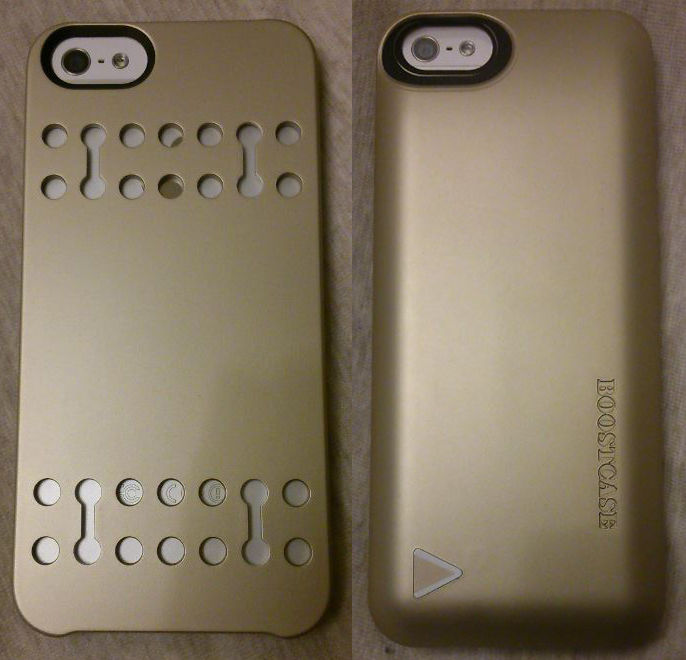 Test : Coque batterie iPhone 5/5S BoostCase Hybrid Champagne