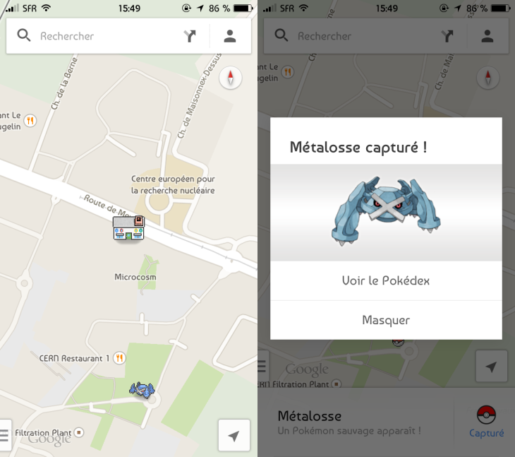 Google Maps : 150 Pokémon à capturer sur iOS & Android