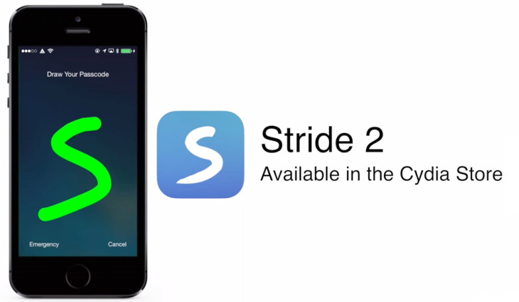 Cydia : Stride 2, déverrouiller l’iPhone & l’iPad d’un dessin