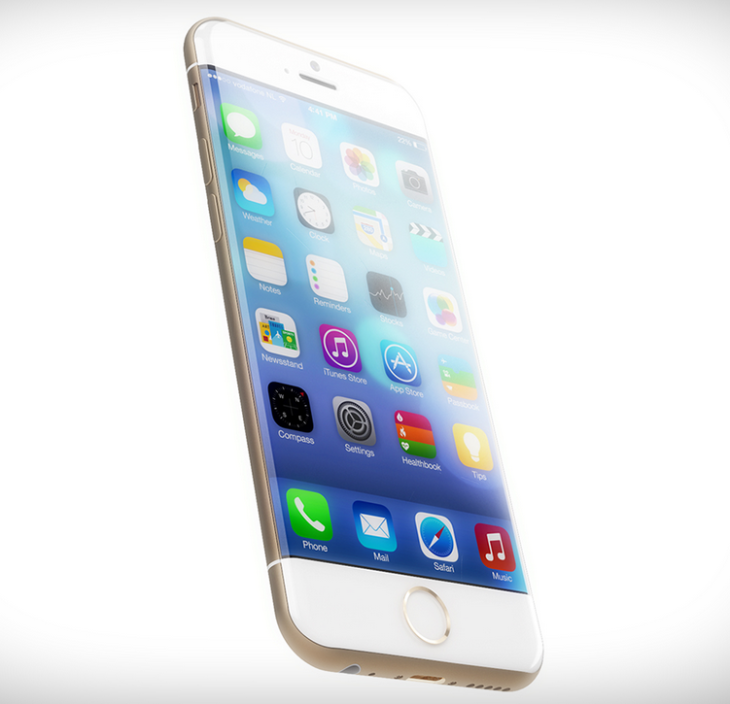 iPhone 6 : concept avec écran incurvé et bords arrondis