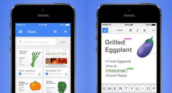 App Store : Google Documents & Google Feuilles de calcul disponibles