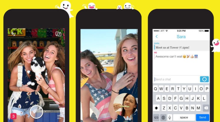 Snapchat : messagerie instantanée et appels vidéos