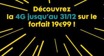 Sosh : ajout de la 4G dans le forfait à 19,99€