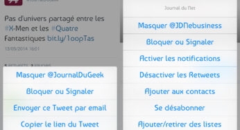 Twitter : fonction “Mute” et nouveautés iPad