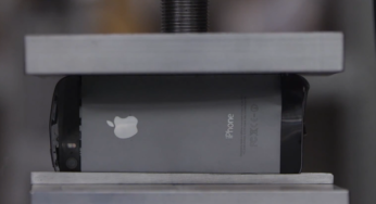 Insolite : l’iPhone 5S écrasé par une force de 18 tonnes