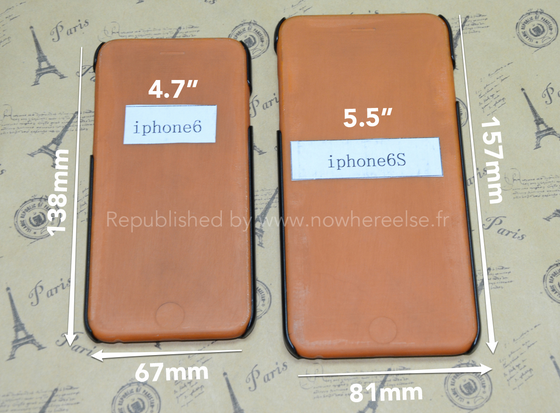iPhone 6 : les dimensions exactes du modèle 5,5 pouces révélées ?