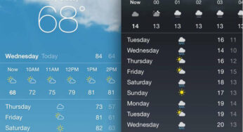 iOS 8 : Apple abandonne Yahoo Météo pour Weather Channel