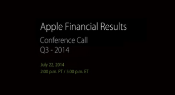 Apple : résultats financiers du Q3 2014 pour le 22 juillet