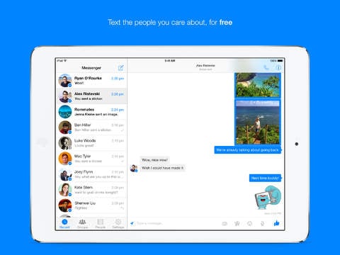 Facebook Messenger enfin disponible sur iPad