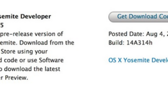 Mac : OS X Yosemite bêta 5 disponible