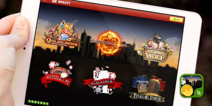 Unibet lance l’app Spin City Casino sur iPhone & iPad