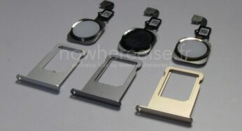 iPhone 6 : photos du logo Apple, bouton home, haut-parleur et tiroir SIM
