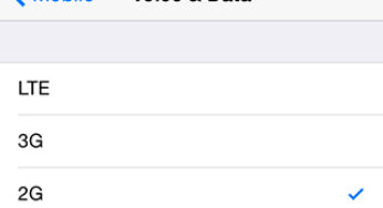 iOS 8.1 bêta 1 : le choix du type de réseau cellulaire est possible