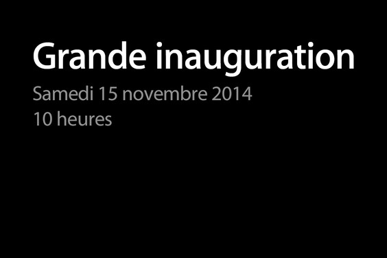 Apple Store de Lille : inauguration le 15 novembre