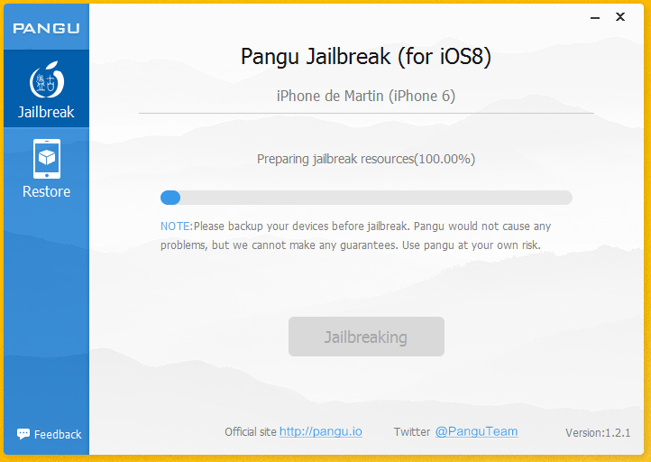 Tutoriel : Jailbreak iOS 8 & Jailbreak iOS 8.1 avec PanGu (Windows)