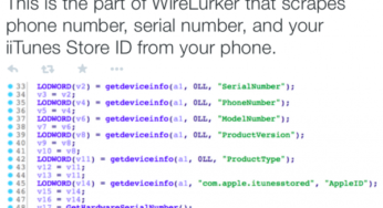 Mac OS X infecté par le malware WireLurker