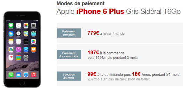 Peut On Changer De Forfait En Cours D Engagement Free Mobile : l’iPhone 6 Plus disponible à la location