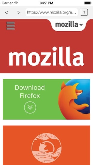 Firefox iOS : la première bêta sur iPhone se dévoile