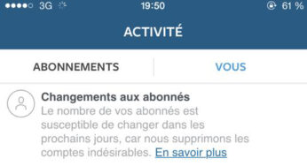 Instagram : des millions de faux comptes supprimés