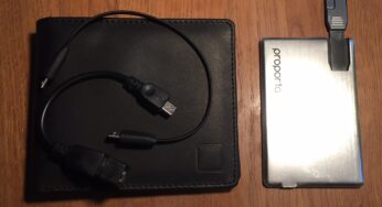Test : Portefeuille en cuir Proporta avec batterie externe