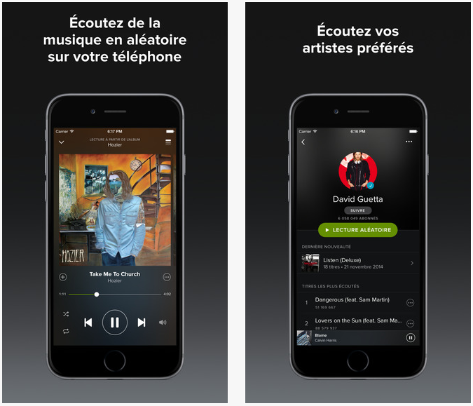 Spotify enfin optimisé pour iPhone 6 & 6 Plus