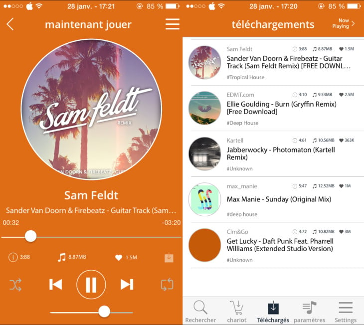 MP3Loader : Télécharger les musiques SoundCloud sur iPhone & iPad (gratuit)