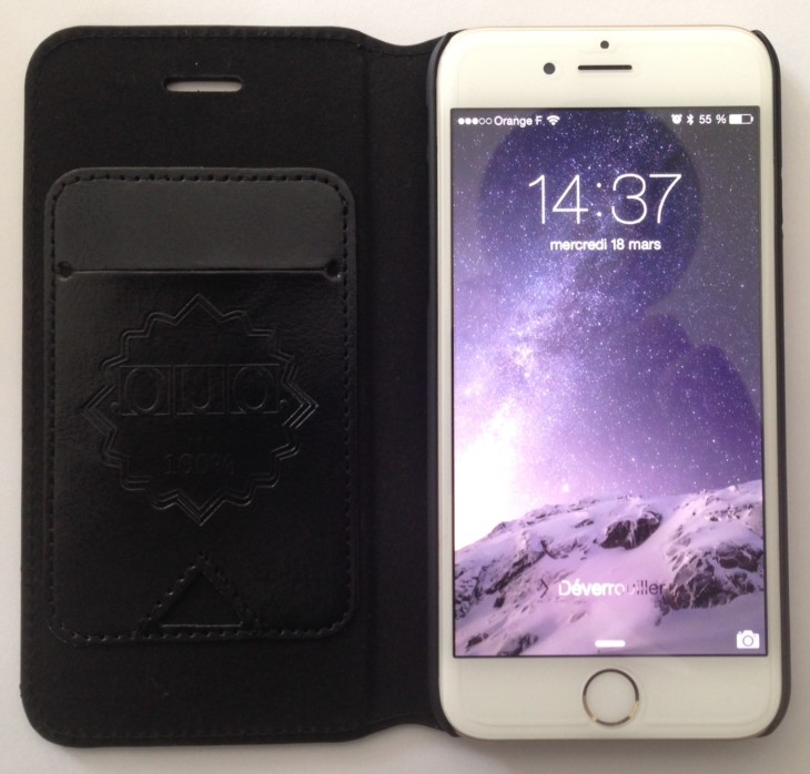 Test : Étui de Protection OUO pour iPhone 6 en cuir noir