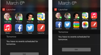 Launcher : l’application au widget indispensable sur iPhone (iOS 8)