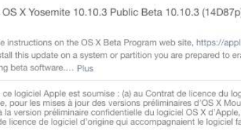 Mac : OS X Yosemite 10.10.3 disponible en bêta publique