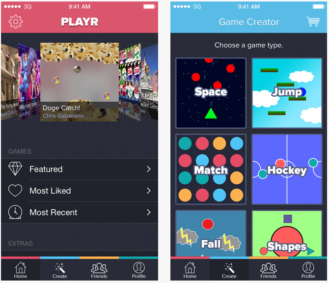 Playr : créer des jeux sur iPhone en quelques minutes