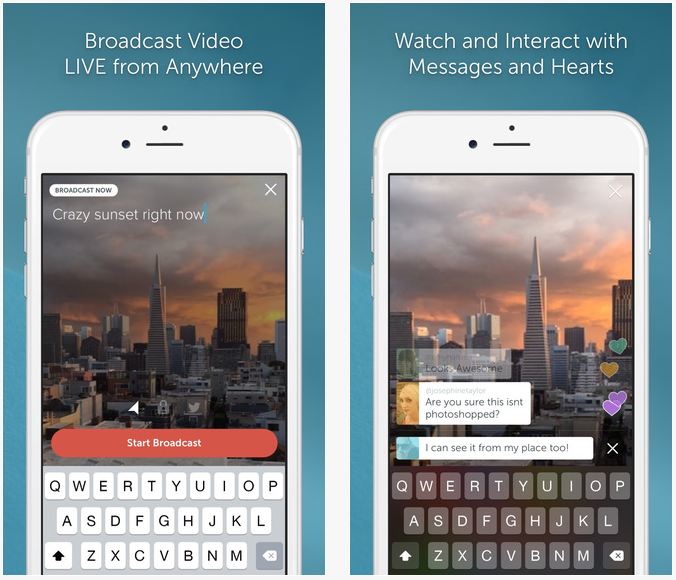 Twitter : Periscope, une application de streaming vidéo sur iPhone