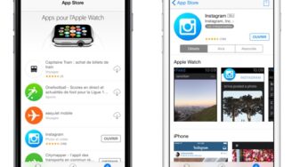 Apple Watch : l’App Store est disponible depuis l’application éponyme