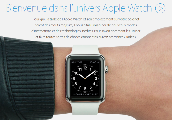 Apple Watch : Apple propose des tutoriels vidéo en français
