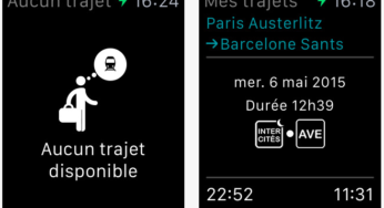 SNCF : de nouvelles fonctionnalités & une version Apple Watch