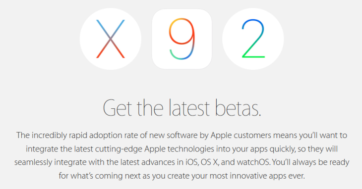 Apple regroupe les programme iOS, OS X & watchOS pour les développeurs
